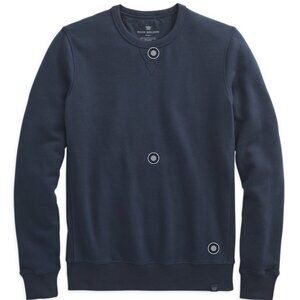 MACK WELDON Crew Neck Pullover Sweatshirt Maroon Mens Small Cotton Spandex